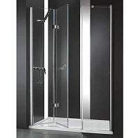 Душевая дверь Cezares ELENA-W-BS-13-40+45/45-C-Cr 130 см профиль хром