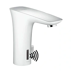 Смеситель для раковины бесконтактный хром-белый Hansgrohe PuraVida