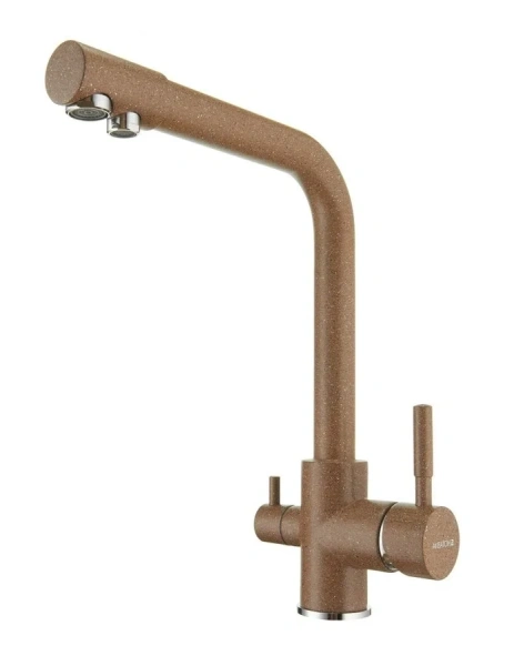 Смеситель для кухни Акватон Руан терракот 1AX004FCXX270 (детальная фотография), современные, hi-tech