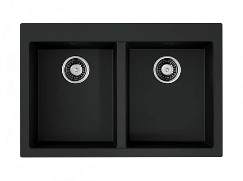 Мойка для кухни Omoikiri Bosen 80-2-BL 80 см черная - фото 2