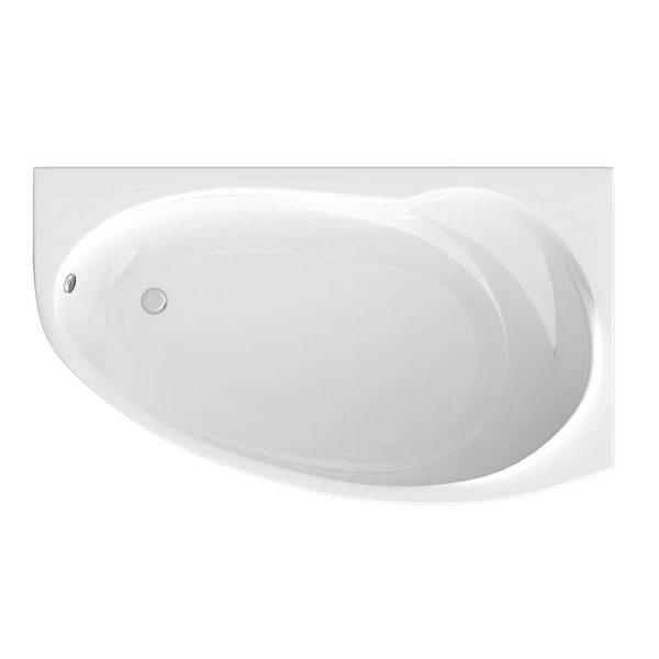 Ванна акриловая 1Marka Julianna Mg 01дж1595л/01дж1595п, 150 x 90 см, левая/правая, цвет белый (детальная фотография), асимметричные