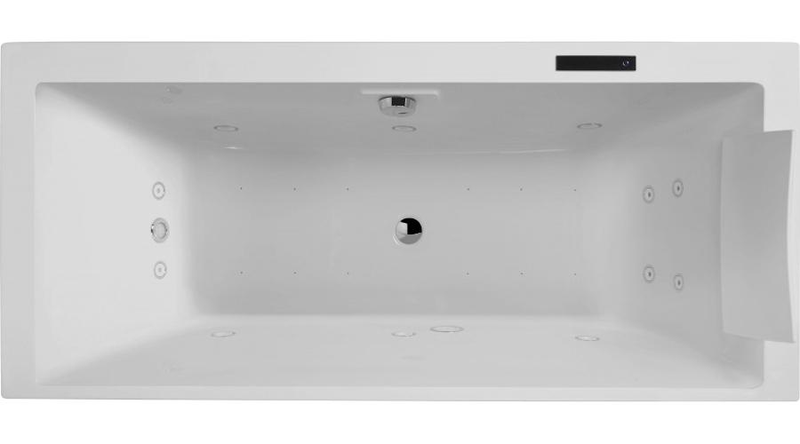 Ванна акриловая Jacob Delafon Evok 180х80 см гидромассажная, правая E5BC214R-00 (детальная фотография)