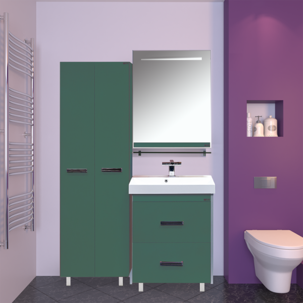 Зеркало с полочкой, цвет  зелёный, Misty Джулия Л-Джу03065-0810 (детальная фотография), по запросу