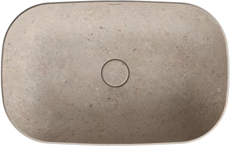 Раковина Kerama Marazzi Magica 65 см бежевый камень MA.wb.65\STB (детальная фотография), современные, hi-tech