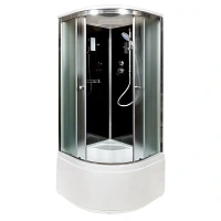 Душевая кабина Deto B 100х100 см с верхним освещением