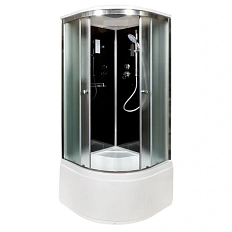 Душевая кабина Deto B 100х100 см с верхним освещением