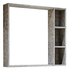 Зеркало Grossman Фалькон 80 см бетон