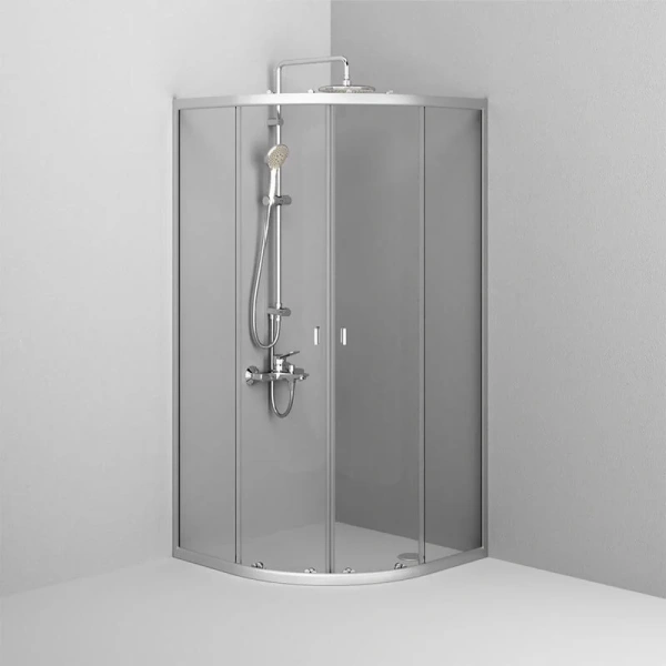 Душевой уголок AM.PM X-Joy 90x90 см без поддона W88G-205-090MT64 (детальная фотография), недорогие, стеклянные, угловые, без поддона