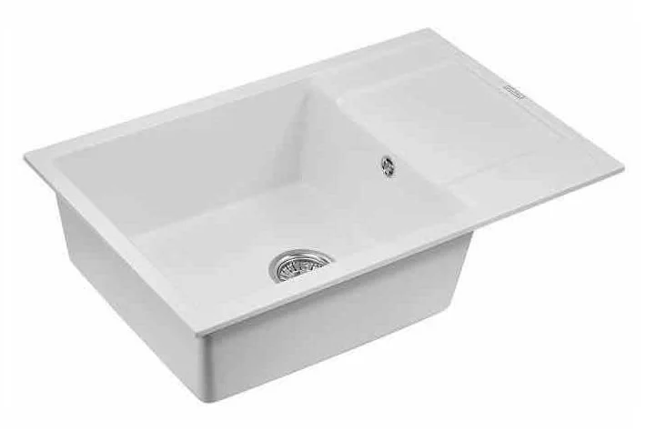 Мойка для кухни Paulmark Verlass PM317850 78 см врезная (детальная фотография), кварц