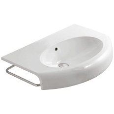 Полотенцедержатель для раковины боковой, цвет хром, Globo Bowl+