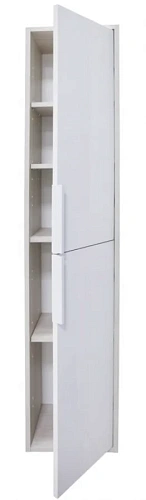 Шкаф-пенал подвесной Акватон Рико 30 см белый/ясень фабрик - фото 5