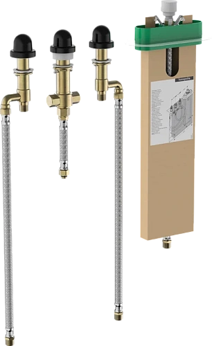 Скрытая часть смесителя на край ванны Hansgrohe на 4 отверстия - фото 4