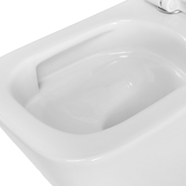 Унитаз подвесной BelBagno Kraft безободковый BB7106CH-TOR/SC (детальная фотография), современные, hi-tech, прямоугольные