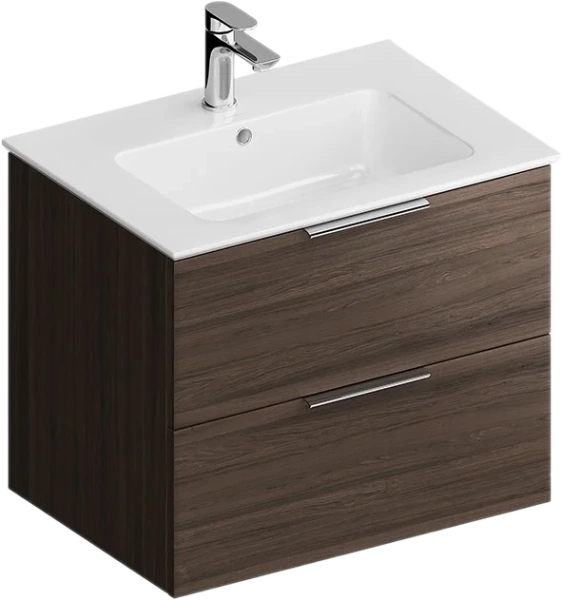 Тумба с раковиной подвесная Kerama Marazzi Piano Forte PI.F.65 65 см с 2 ящиками (детальная фотография), в наличии, по запросу, нет в наличии
