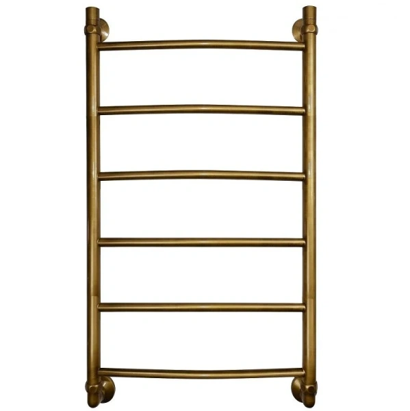 Полотенцесушитель водяной Ника Arc 80x50 см без полочки ЛД 80/50 бронза (детальная фотография)