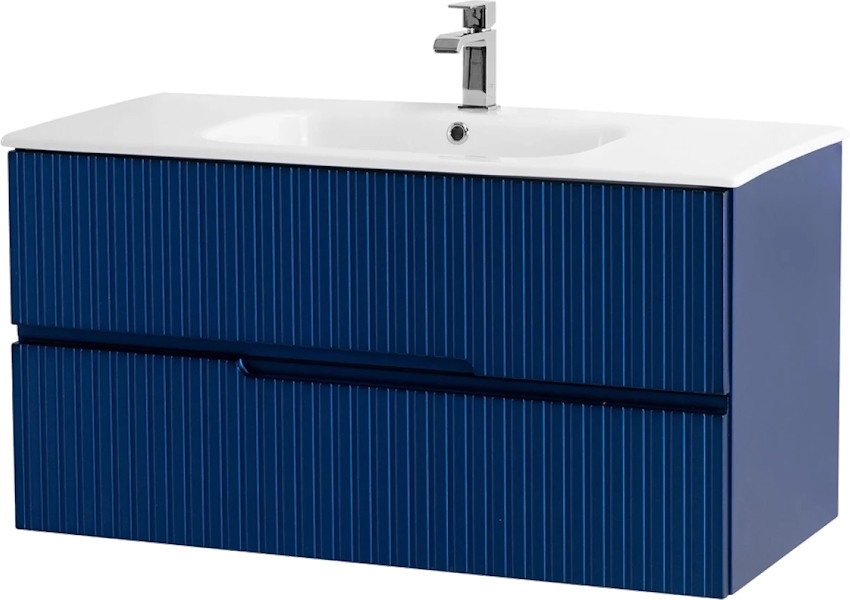 Тумба под раковину подвесная Cezares Duet 80 см sapfiro DUET-800-2C-SO-SPF-P (детальная фотография), современная, hi-tech