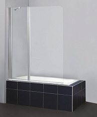 Шторка для ванны BelBagno Sela 120х140 см левая стекло рифленое