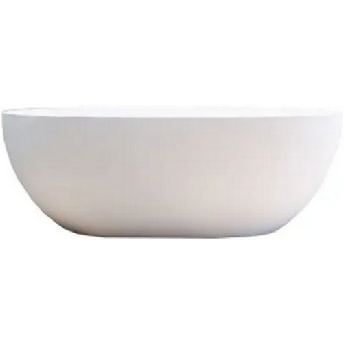 Ванна из искусственного камня Abber Stein 165x78 см белая матовая AS9620-1.6 (детальная фотография), современныe, hi-tech