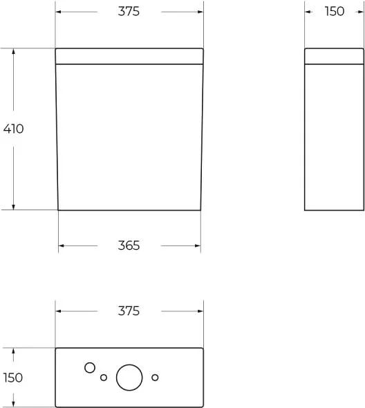 Бачок для унитаза BelBagno Marino белый BB105T (детальная фотография), в наличии index_3
