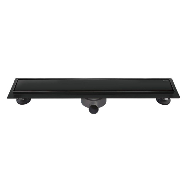Душевой лоток ALTROBAGNO Livello 071208 60 см черный матовый ALTROBAGNOLivello071208MB (детальная фотография)