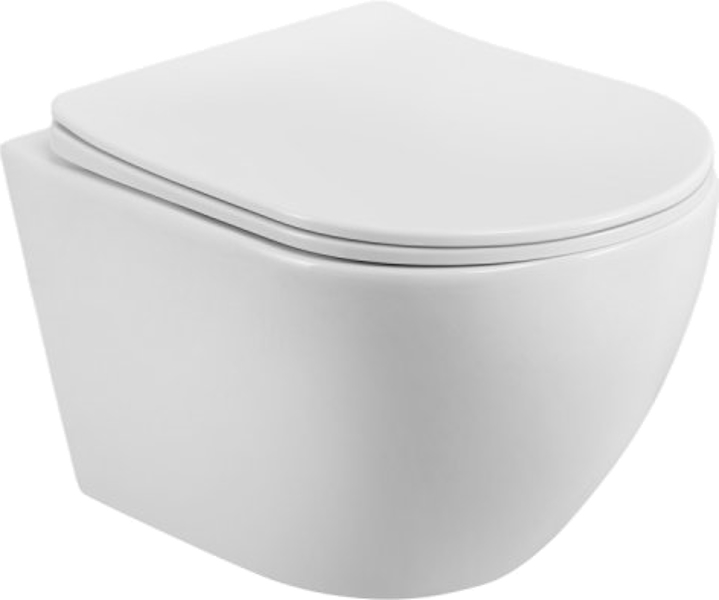 Унитаз подвесной BelBagno Marino безободковый BB7026CH-TOR/SC (детальная фотография)