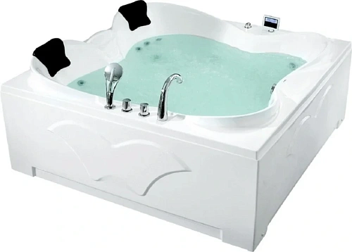 Акриловая ванна правосторонняя отдельностоящая Gemy - фото 2