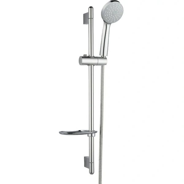 Штанга для душа с мыльницей Bravat D152CP-3-RUS (детальная фотография)