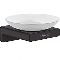 Мыльница Hansgrohe AddStoris черный матовый