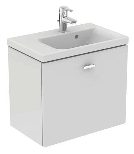 Тумба под раковину подвесная Ideal Standard Connect Space 60 см белый лак глянцевый - фото 1