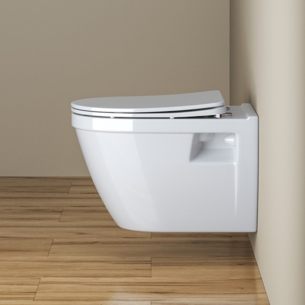 Унитаз подвесной BelBagno Loto безободковый BB070CHR (детальная фотография), белые