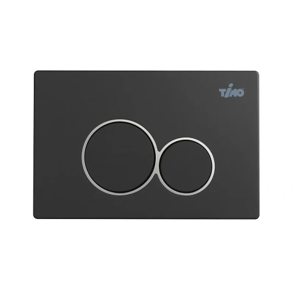 Клавиша смыва TIMO KULO черный матовый FP-001MB (детальная фотография)