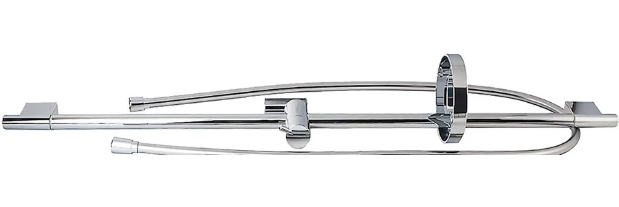Душевой гарнитур Hansgrohe Raindance Select белый/хром 27803400 (детальная фотография), хром, белые