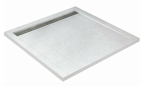 Душевой поддон Cezares Tray 100х100 см из искусственного мрамора белый - фото 1