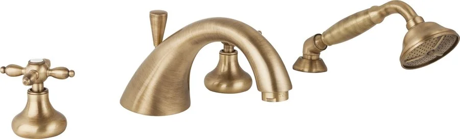 Смеситель для ванны Cezares Atlantis Nostalgia хром ATLANTIS-NOSTALGIA-BVD-01 (детальная фотография), классические, ретро