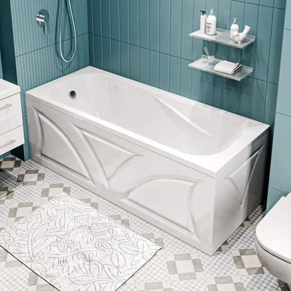 Фронтальная панель 1Marka Elegance 160 см белая 02кл1670А (детальная фотография) index_1