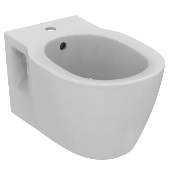 Биде подвесное Ideal Standard Connect 1 отверстие под смеситель, без крепежа E799701 (детальная фотография), современные, hi-tech