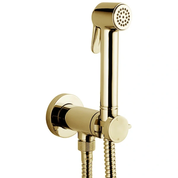 Гигиенический душ с смесителем Bossini Paloma Brass золото E37005B.021 (детальная фотография)