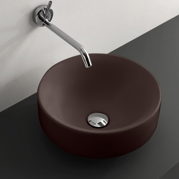 Раковина накладная borgogna matt Kerasan Cento 355875 Borgogna matt *0 (детальная фотография)