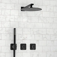 Душевой комплект WasserKRAFT Fulda черный