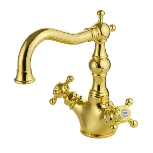 Смеситель для раковины Migliore Arcadia золото - фото 3