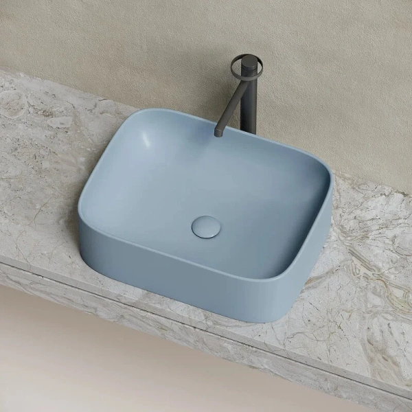 Раковина Ceramica Nova Element 50 см серо-голубая CN6052MHL (детальная фотография), 50 см