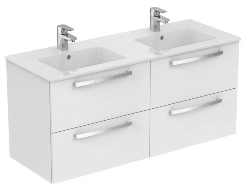 Тумба под раковину подвесная Ideal Standard Tempo 120 см белый лак глянцевый E0539WG (детальная фотография)