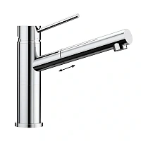 Смеситель для кухни, хром, Blanco Alta-S Compact