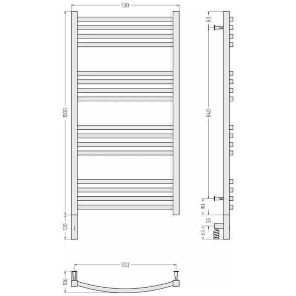 Схема (детальная фотография), лесенка, вертикальные