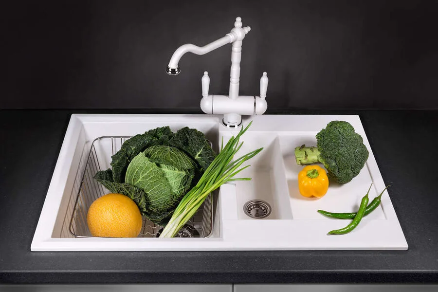 Мойка для кухни Omoikiri Sakaime 78-2-WH 78 см белая 4993128 (детальная фотография), врезные