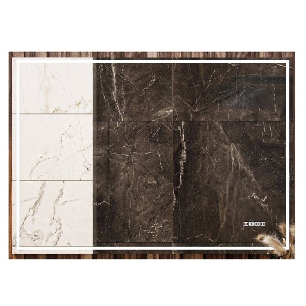 Зеркало с подсветкой Velvex Klaufs 100 см c антизапотеванием zkKLA.me.100.al (детальная фотография)