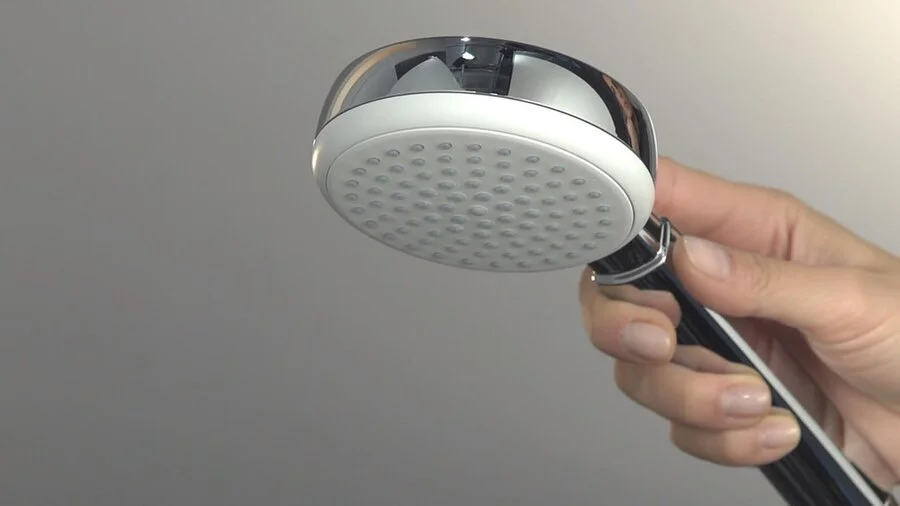 Лейка для душа Hansgrohe Crometta 100 1jet белый/хром 26825400 (детальная фотография), современные, hi-tech