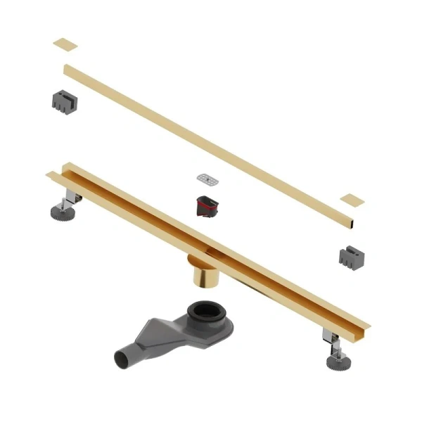 Душевой трап RGW SDR-50Gb 80 см золото Brush 76215080-06 (детальная фотография), золото