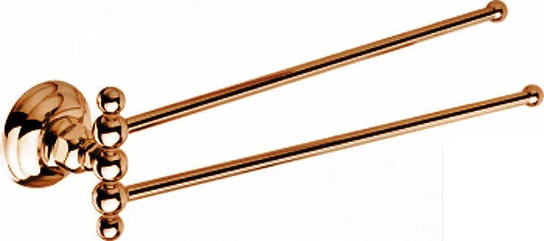 Полотенцедержатель для ванной двойной поворотный, бронза, Nicolazzi Classica 1482BZ (детальная фотография)