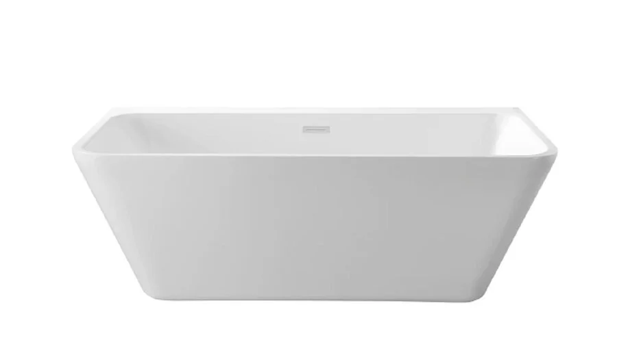 Ванна акриловая Акватек Элегия 170x75 см прямоугольная AQ-113775WT (детальная фотография), современныe, hi-tech